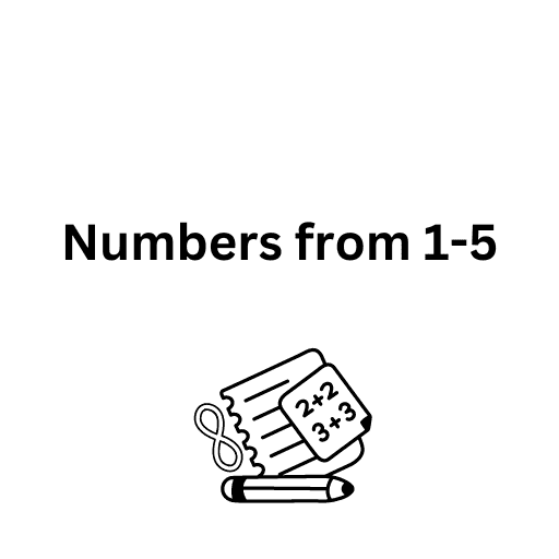 Numbers from 1-5   